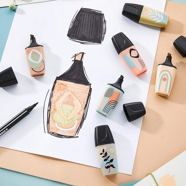 STABILO BOSS Mini Naturevibes blister 5 kleuren