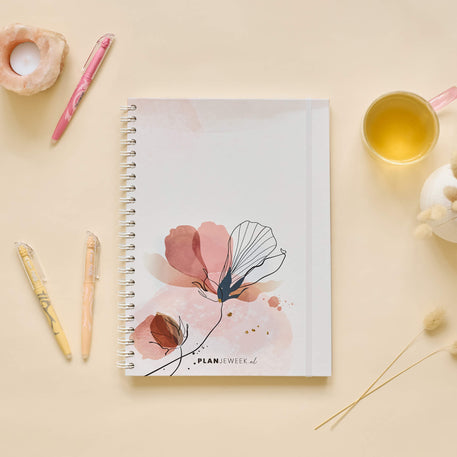 Weekplanner A4 planboek Klaproos