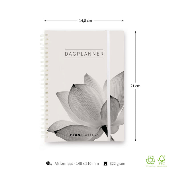 Dagplanner A5 planboekje Lotus