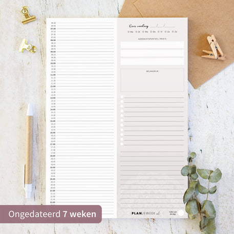 Dagplanner A4 Steen