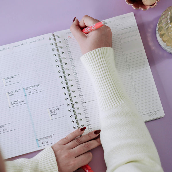 Weekplanner A5+ planboek Taupe