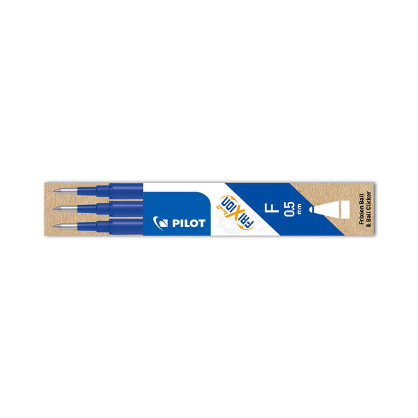 Pilot FriXion set van 3 navullingen fijne penpunt 0.5 mm - diverse kleuren