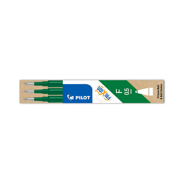Pilot FriXion set van 3 navullingen fijne penpunt 0.5 mm - diverse kleuren