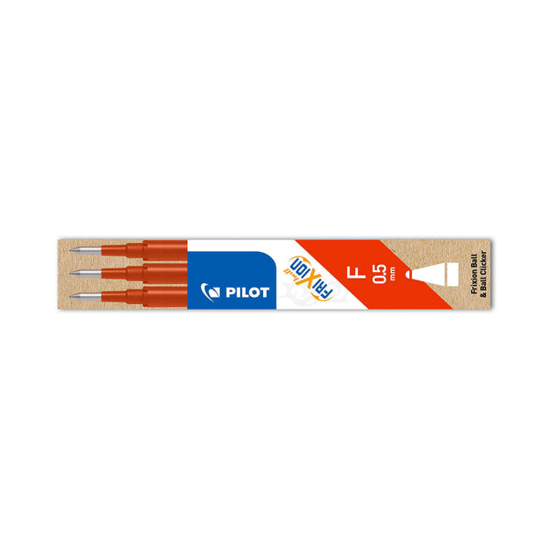 Pilot FriXion set van 3 navullingen fijne penpunt 0.5 mm - diverse kleuren