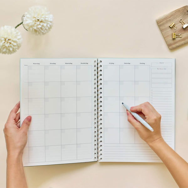 Weekplanner A4 planboek Lotus