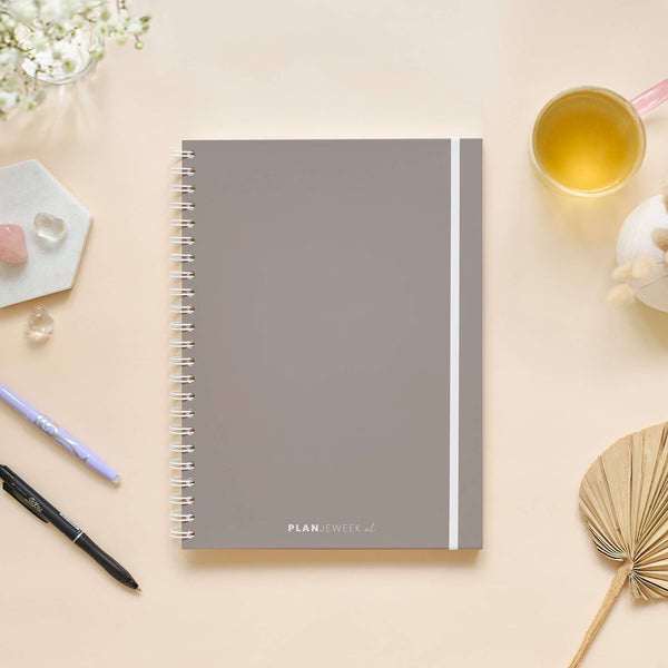 Weekplanner A4 planboek Taupe