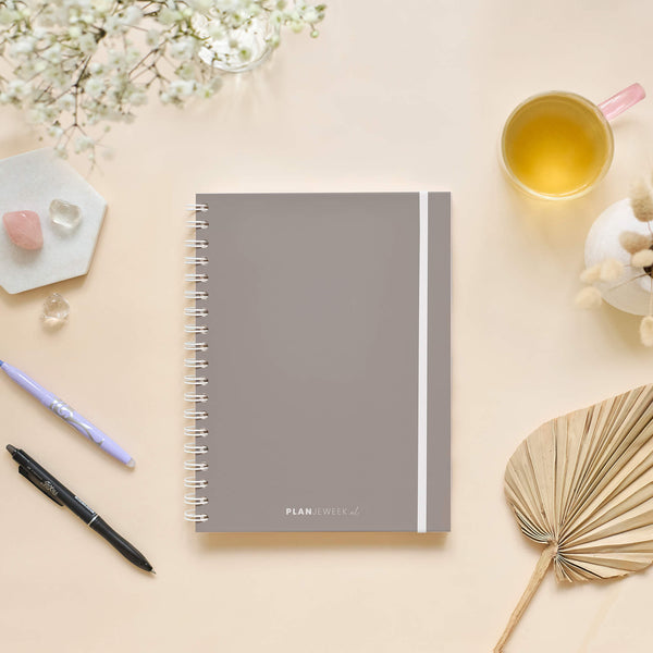 Weekplanner A5+ planboek Taupe