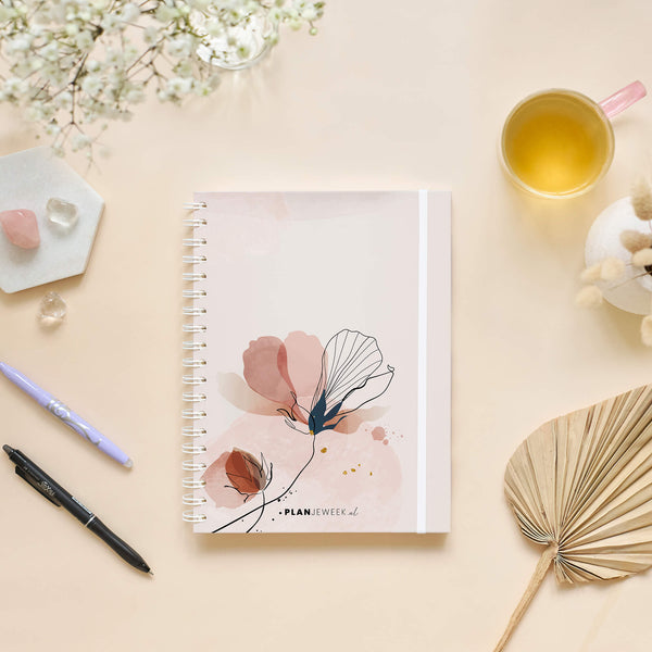 Weekplanner A5+ planboek Klaproos