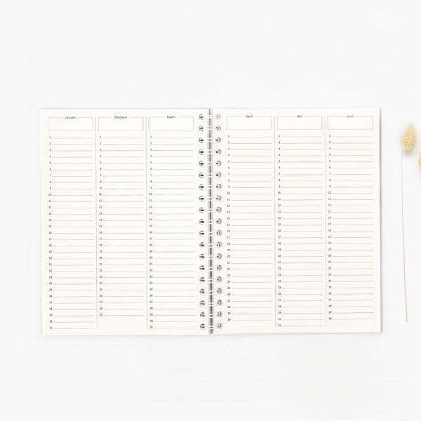 Weekplanner A5+ planboek Bloesem