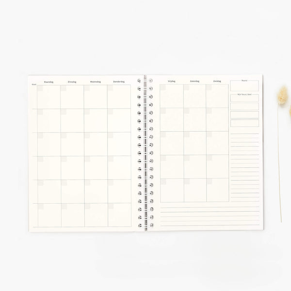 Weekplanner A5+ planboek Bloesem
