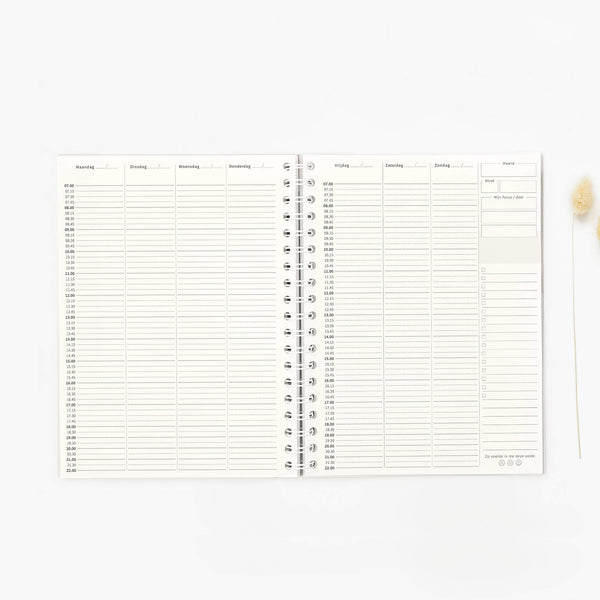 Weekplanner A5+ planboek Bloesem