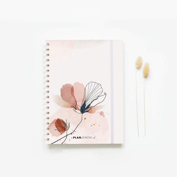 Weekplanner A5+ planboek Klaproos
