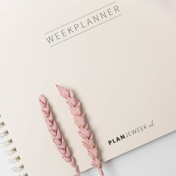 Prikkelarme weekplanner planboekje Lotus A4