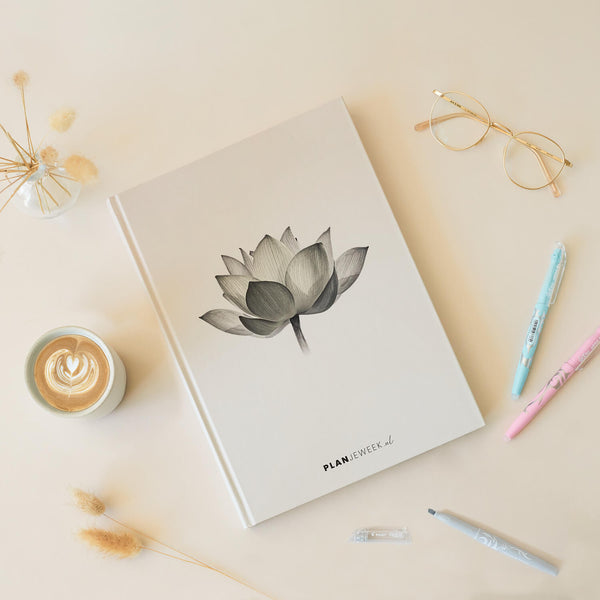 Prikkelarme planner Lotus - Large