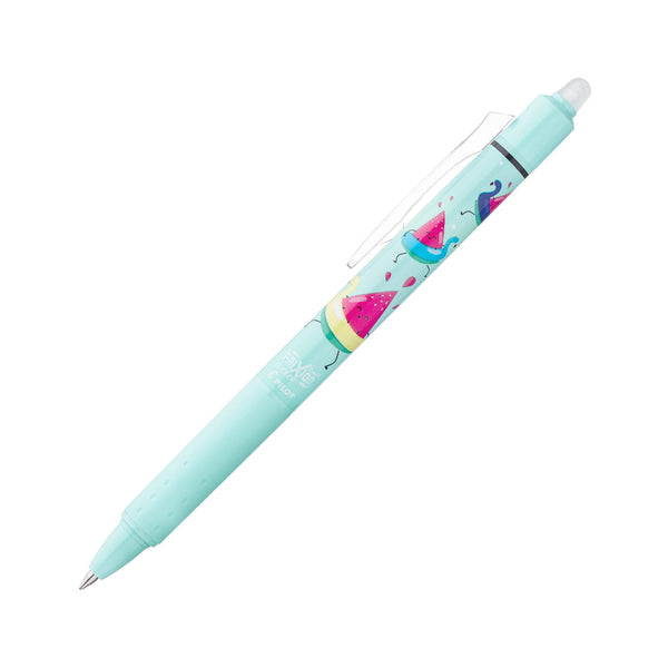 Pilot FriXion Ball Clicker pen medium penpunt 0.7 mm - Speciale editie POOL PARTY