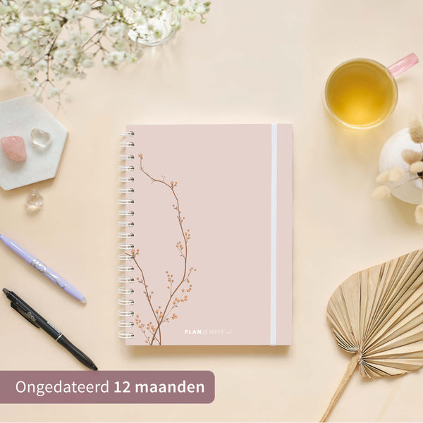 Weekplanner A5+ planboek Bloesem