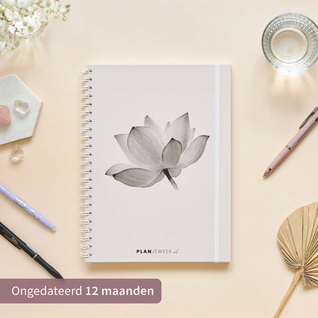 Weekplanner A4 planboek Lotus