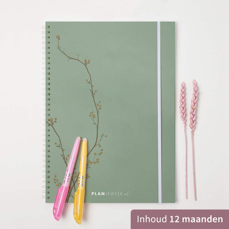 Weekplanner A4 planboek Bloesem