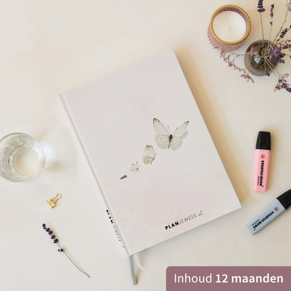 Prikkelarme planner Vlinder - Medium