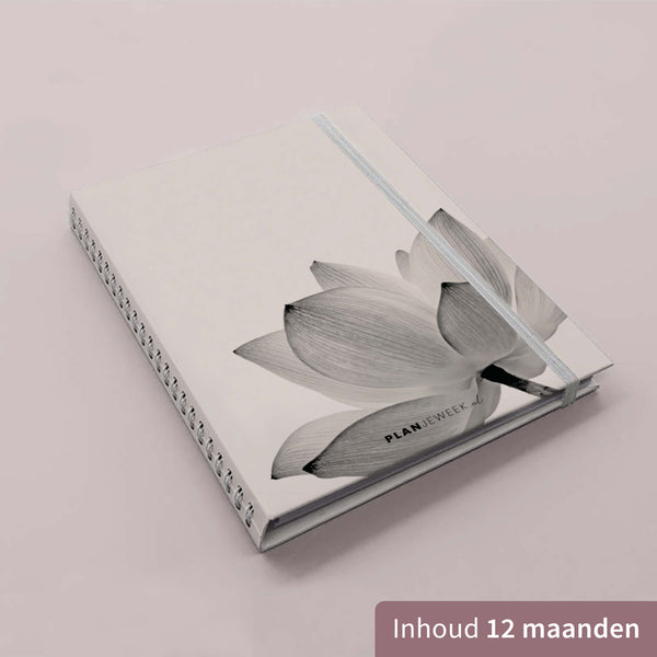 Prikkelarme weekplanner PREMIUM A4 planboek Lotus