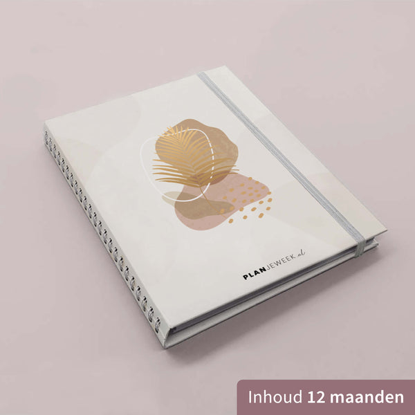 Prikkelarme weekplanner PREMIUM A4 planboek Steen