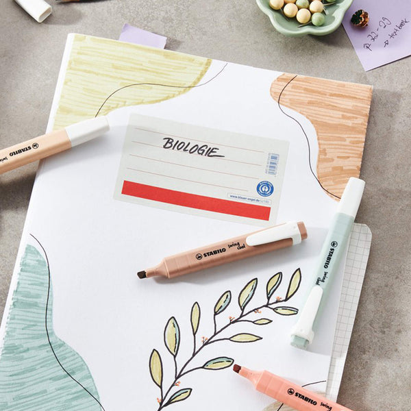 STABILO Swing Cool Nature Colors etui 6 kleuren