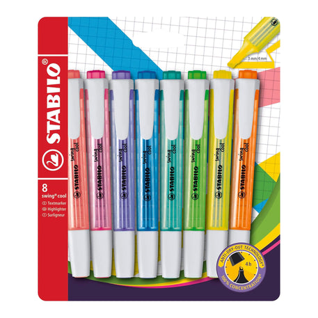 STABILO Swing Cool Original etui 8 kleuren