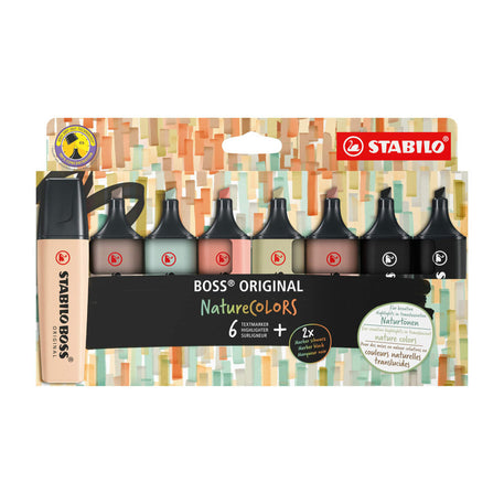 STABILO BOSS Nature Colors etui 8 kleuren