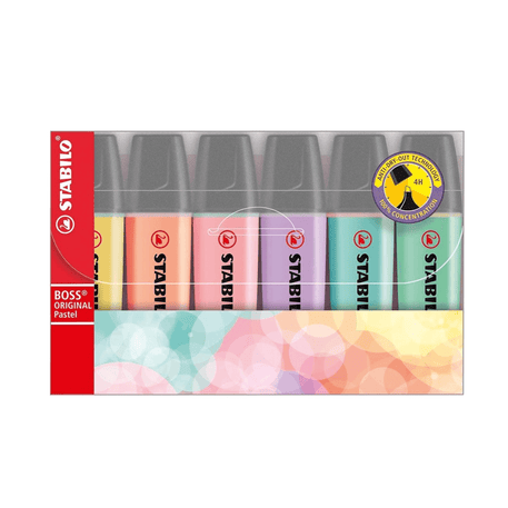 STABILO BOSS Original Pastel etui 6 kleuren