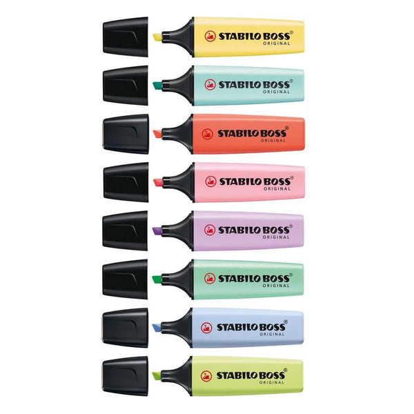 STABILO BOSS Original Pastel etui 8 kleuren