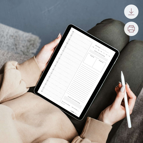 Printable voordeelset - Dagplanner pakket - alle dagoverzichten
