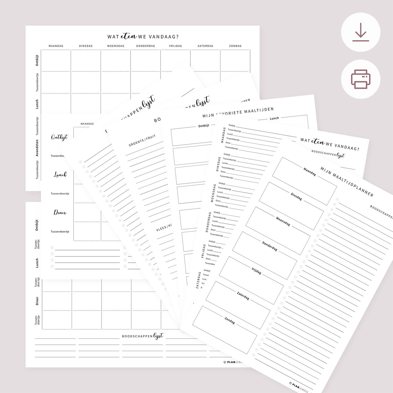 Maaltijdplanner - Inlijn Leefstijlcoaching Maaltijdplanner - Inlijn Leefstijlcoaching