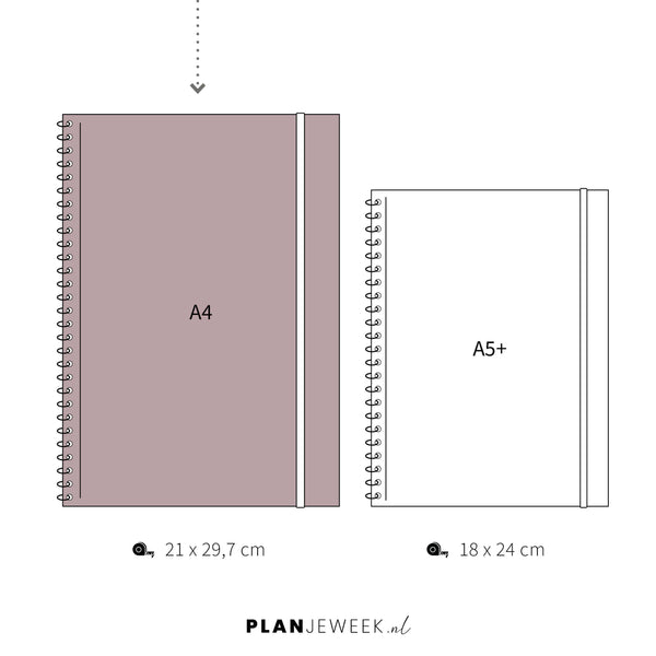 Weekplanner A4 planboek Bloesem